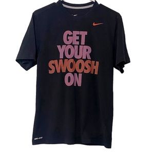 Nike Men’s Graphic Dri - Fit Get Your Swoosh On Short Sleeve T-shirt Size Small